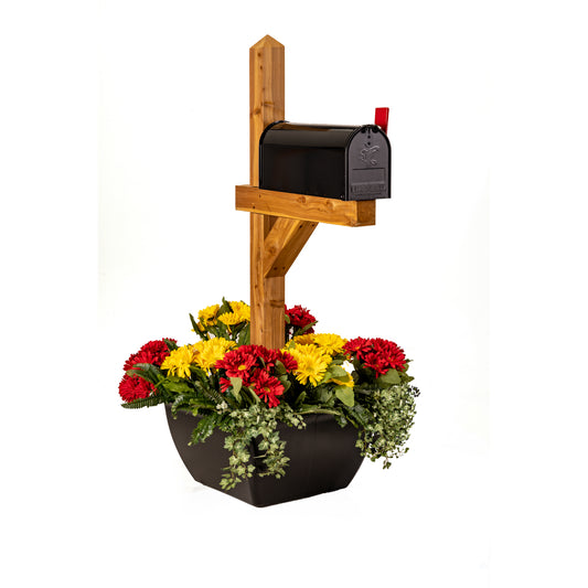 Black Color SnapPot® Post Planter