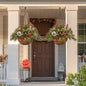 7aa5cd468759466befc67ab845917d76 Pre-Lit Christmas Hanging Basket