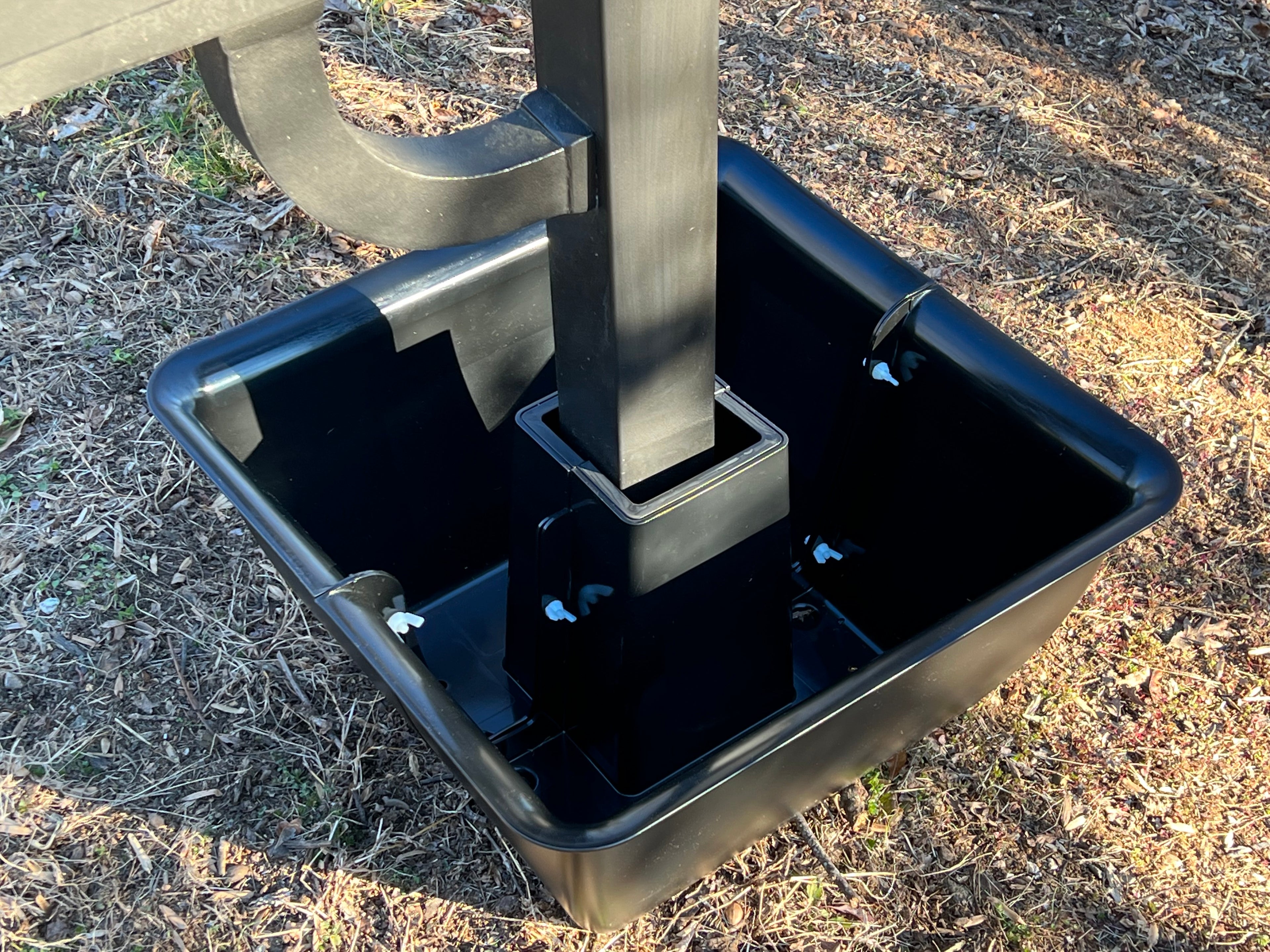 snap pot mailbox planter Buy Tuxedo Black SnapPot® Post Planter Kit for Mailboxes – SnapPot Planters