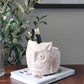 Terracotta Pot - Horned Owl