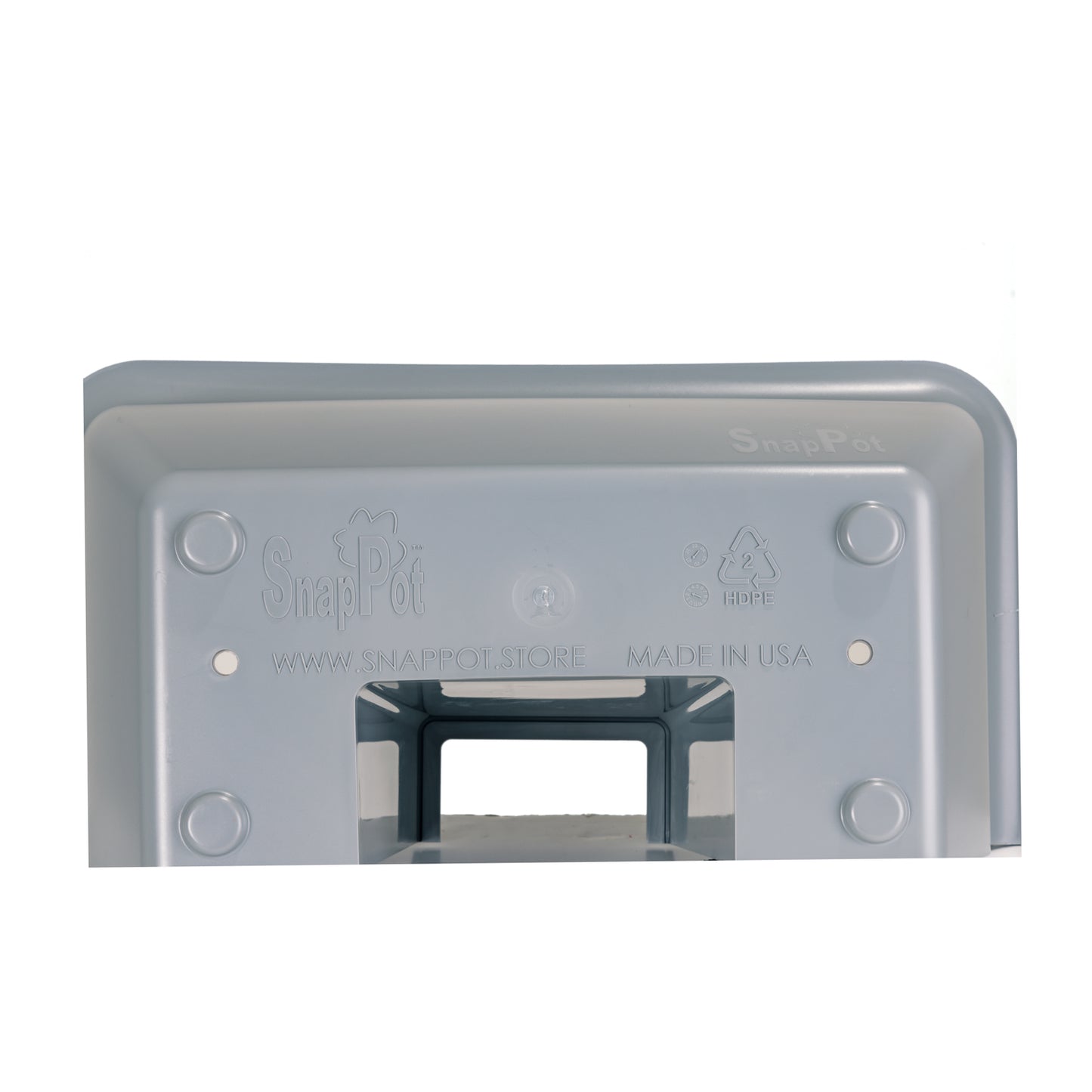 snap pot mailbox planter SnapPot® Post Planter – Stone Mason Gray