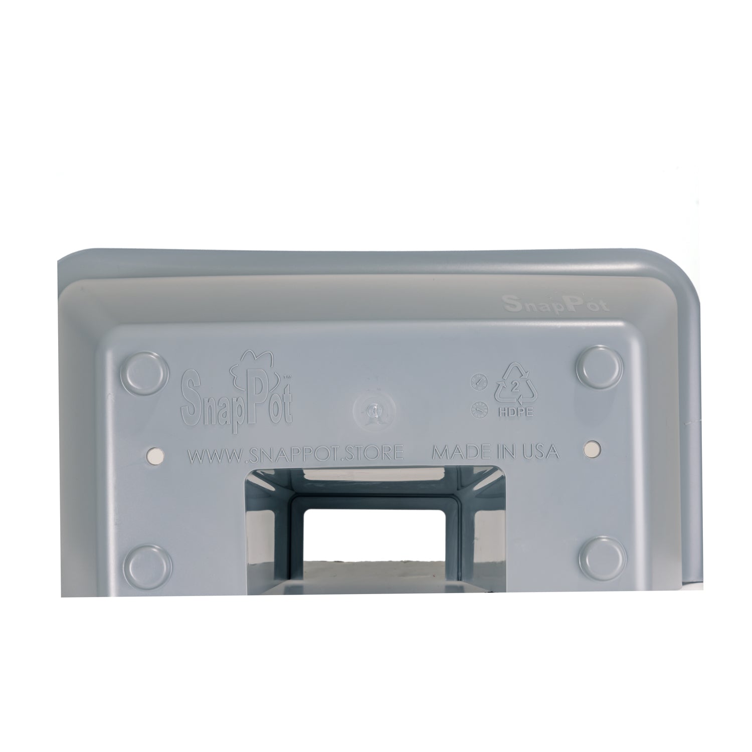 snap pot post planter SnapPot® Post Planter – Stone Mason Gray